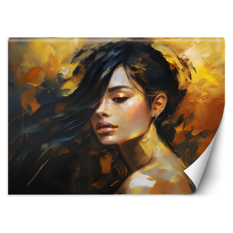 Fototapeta Feeby Złoto Kobieta Glamour 200x140 1 szt