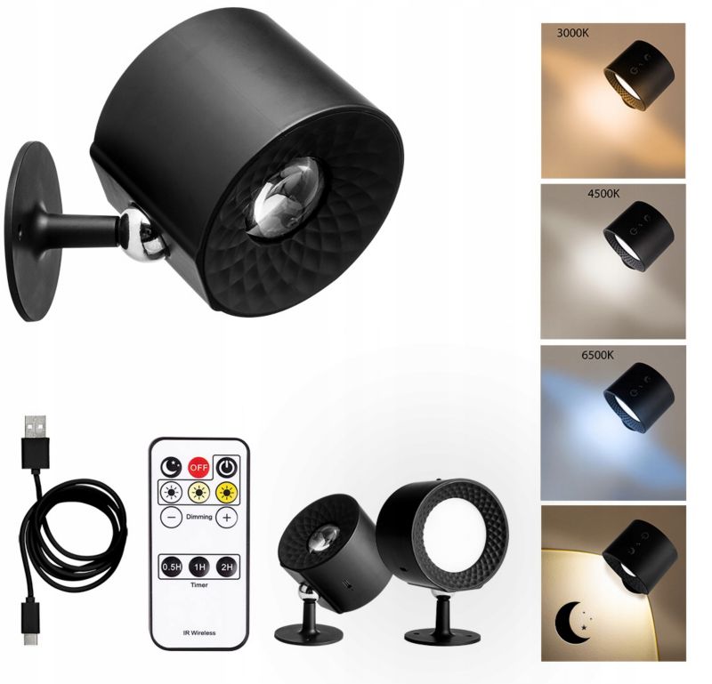 Lampa wewnętrzna LED + pilot NEO Tools 2500mAh 1 szt.