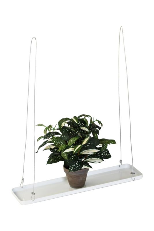 Kwietnik wiszący Direct Home and Garden 58X15X21 cm biały 1 szt.