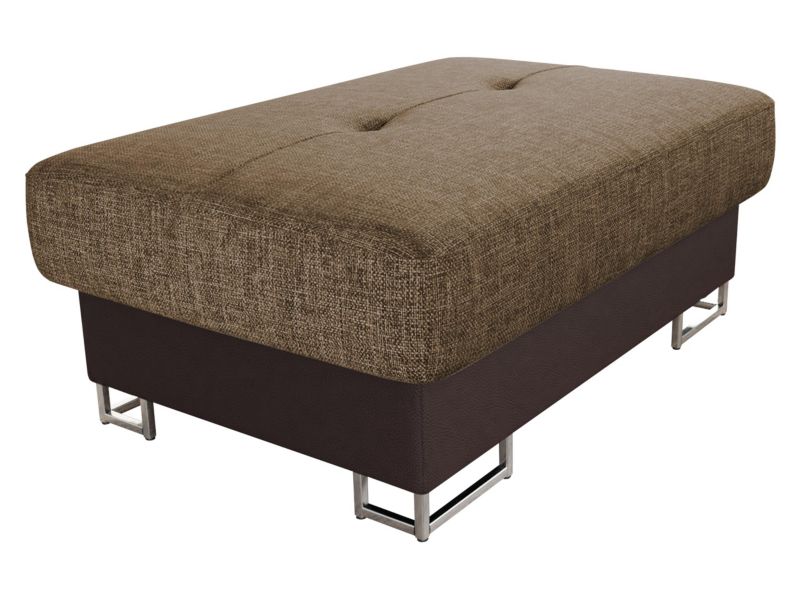 Pufa MIRJAN 24 Cotere orzechowa ekoskóra/cedrowy brąz 1 szt.