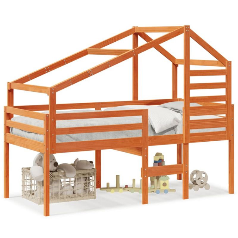 Łóżko Dziecięce WaszeMeble 90x190 cm brąz WM-3281982 1 szt.