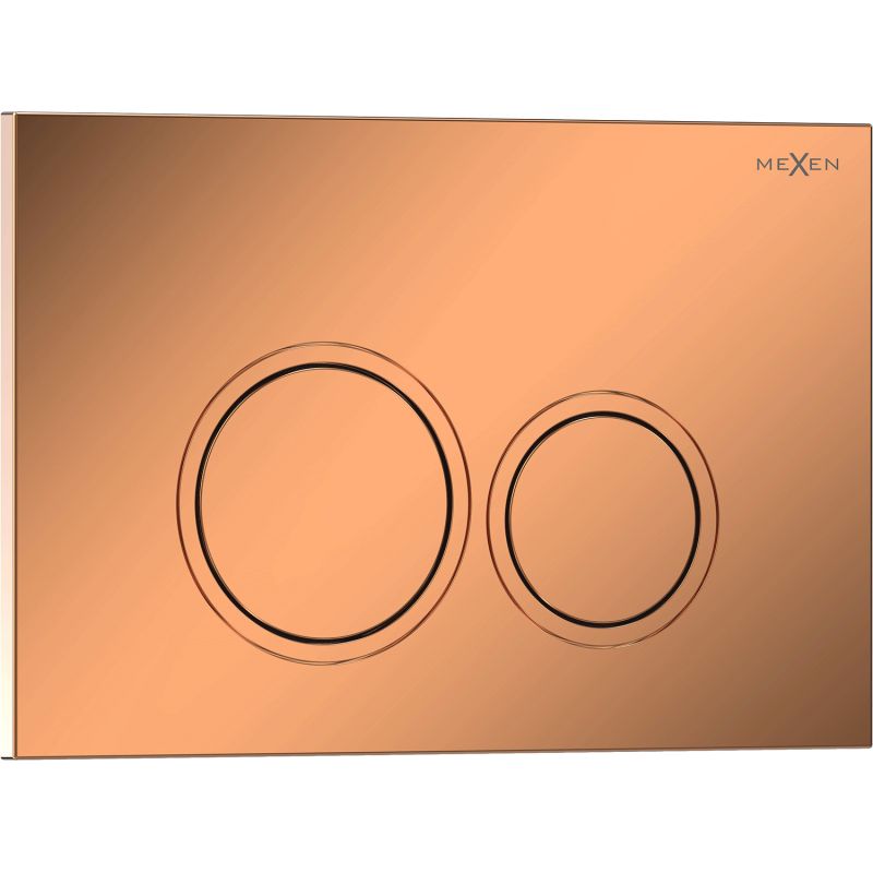 Przycisk spłukujący Mexen Tex 01 różowe złoto 1 szt.