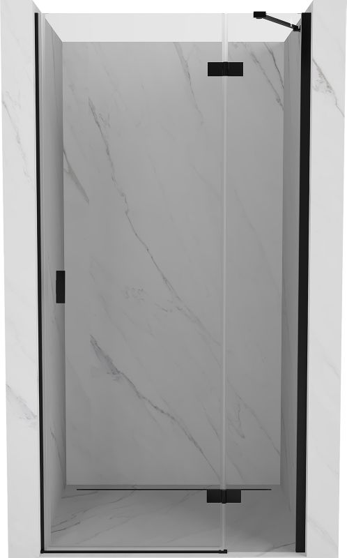 Drzwi prysznicowe uchylne Mexen Mist-H czarne 115 cm 1 szt