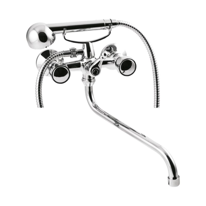 Bateria wannowo-prysznicowa Invena Modena dwuuchwytowa chrom 1 szt.