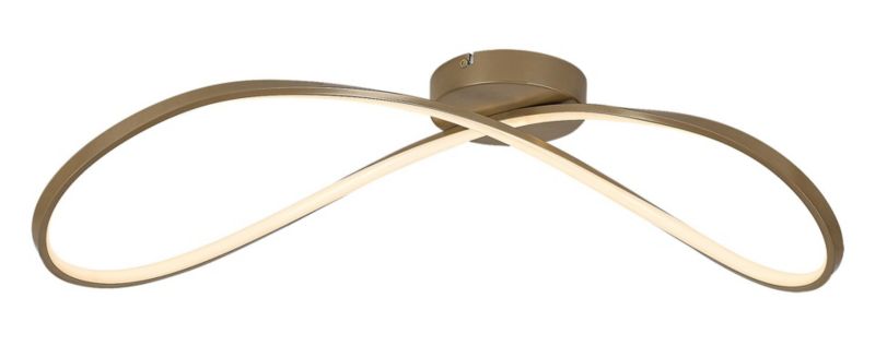 Lampa sufitowa wisząca Rabalux Castiel 1169 złoto-biała nowoczesna wbudowany LED 30W 1 szt.