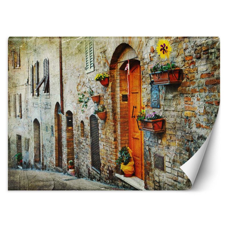 Fototapeta Feeby Uliczki w Toskanii Włochy 200x140 1 szt