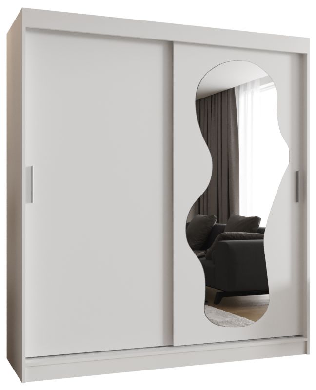 Szafa przesuwna Garderoba Abiks ULTRA 180 biały mat 1szt.