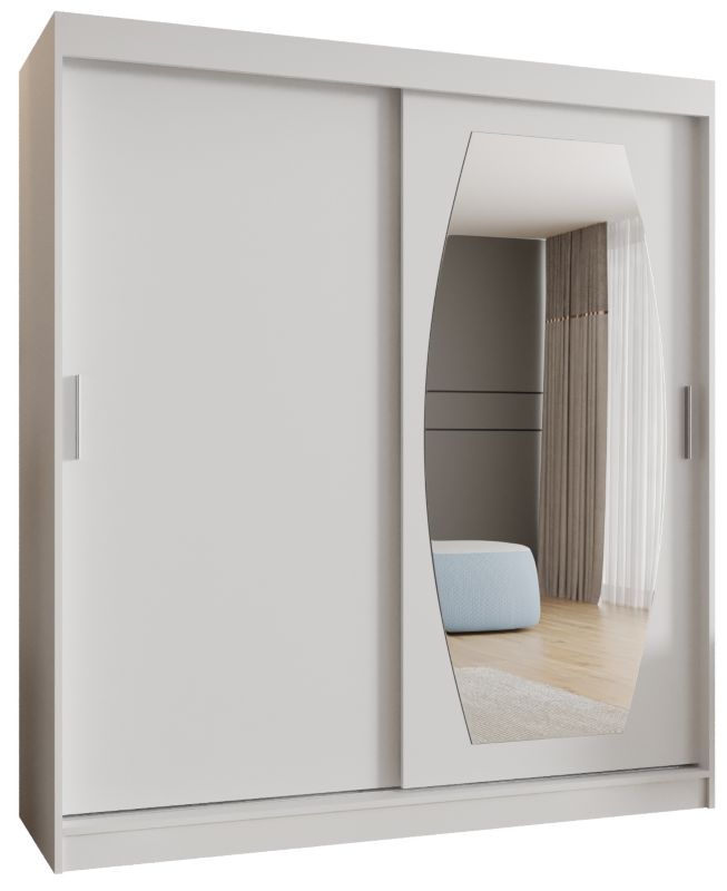 Szafa przesuwna Garderoba Abiks ROSSA 180 biały mat 1szt.