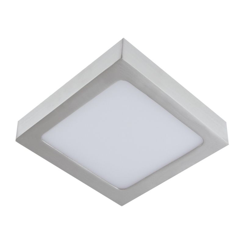 Plafon sufitowy lampa Struhm Martin matowy chrom-biały LED 18W 4000K 1620lm kwadratowy IP20 wym: 3,5 x 22,5 x 22,5 cm - 1 szt.