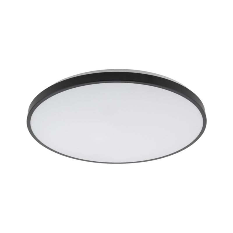 Plafon sufitowy Nowodvorski Lighting Agnes Led czarno-biały LED 32W 3000K 2600lm łazienkowy IP44 wym: 5 x 49 x 49 cm - 1 szt.