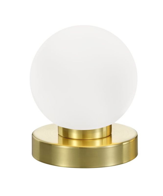 Lampka stołowa RL Prinz Ii złoto-biała 1 x E14 x 40W IP20 wym: 15 x 12 x 12 cm szkło - 1 szt.