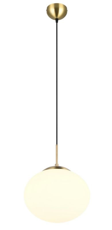 Lampa wisząca Trio Fomento 6217 złoto-biała minimalistyczna 1xE27 x 1 szt.
