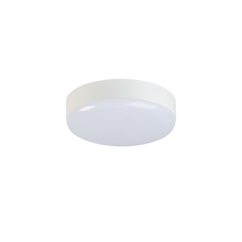 Plafon sufitowy Kanlux Iper biały LED 10W 4000K 1200lm czujnik IP65 wym: 5,5 x 20 x 20 cm tworzywo sztuczne - 1 szt.