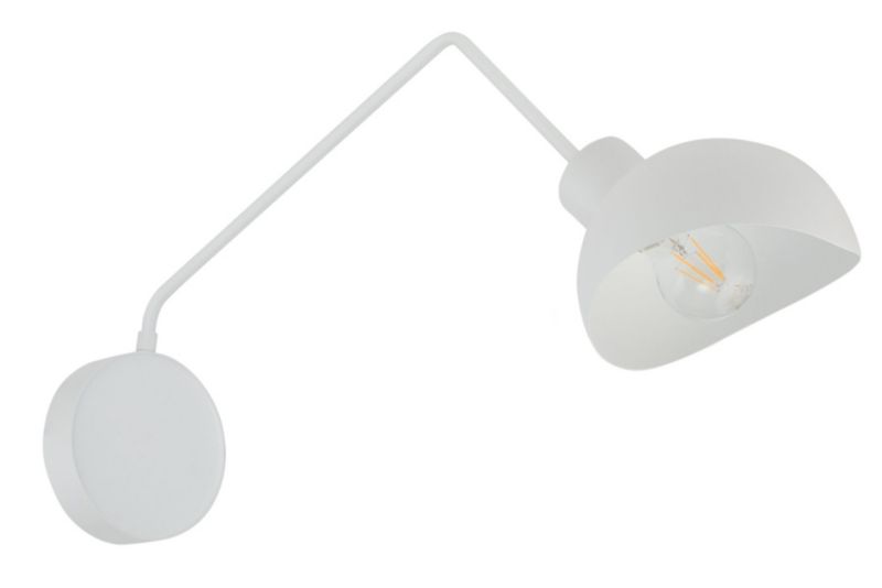 Kinkiet ścienny Sigma Lighting Roy biały 1 x E27 x IP20 wym: 30 x 17 x 65 cm - 1 szt.