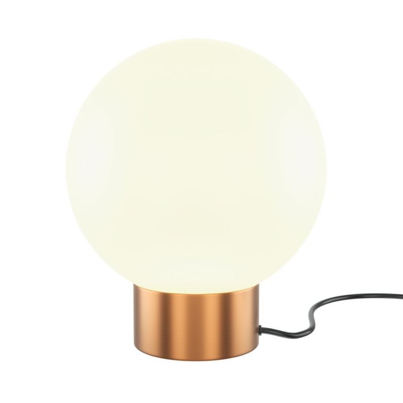 Lampa stołowa Maytoni Basic Form złoto-biała 1 x E14 x 40W IP20 wym: 23.7 x 20 x 20 cm metal - 1 szt.