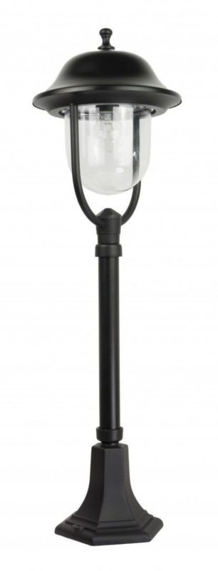 Lampa ogrodowa stojąca SU-MA Prince czarna 1 x E27 x 60W IP43 wym: 87 x 25 x 25 cm - 1 szt.