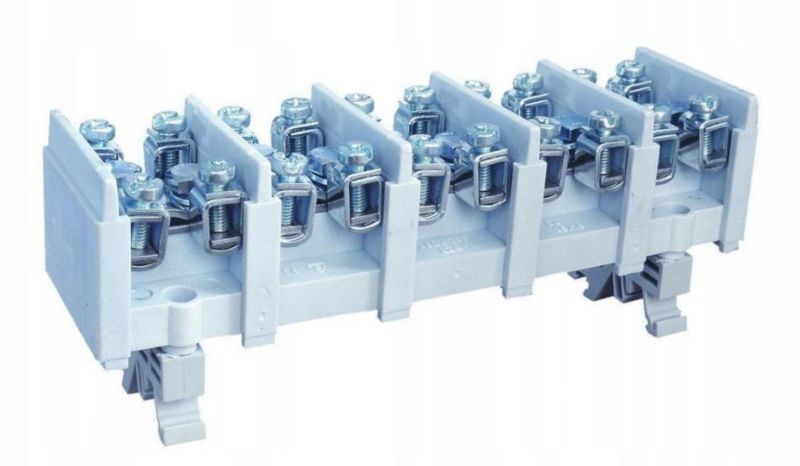 Złączka szynowa Simet 1-torowa AL/CU 70mm niebieska ZGG1 x 70/4 x 16n 1 szt.