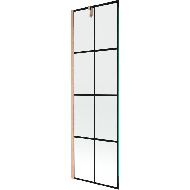 Parawan nawannowy Mexen Next czarny wzór 60x150 cm 895-060-000-00-77-65 1 szt.