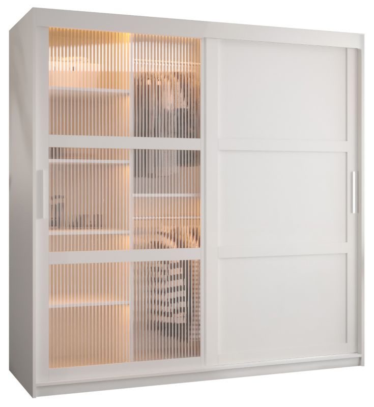 Szafa przesuwna Garderoba Abiks FLUTES 3 180 biały 1 szt.