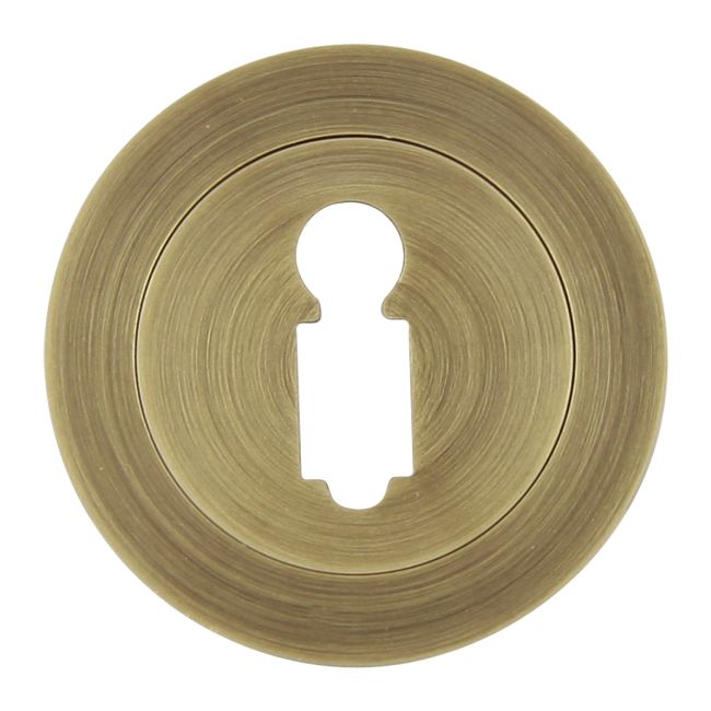 Szyld drzwiowy Ambition R-500 na klucz patyna