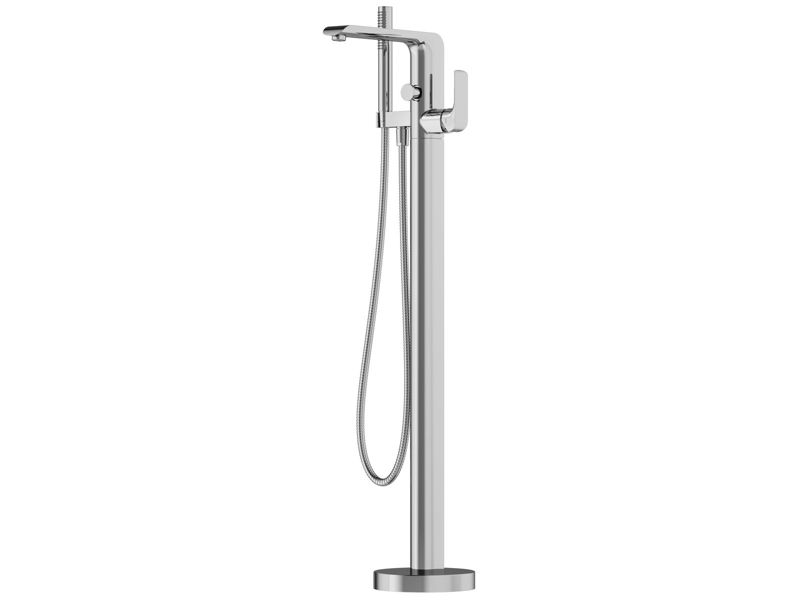 Bateria wannowa Ravak podłogowa Flat FL 080.00 do R-box chrom 1 szt