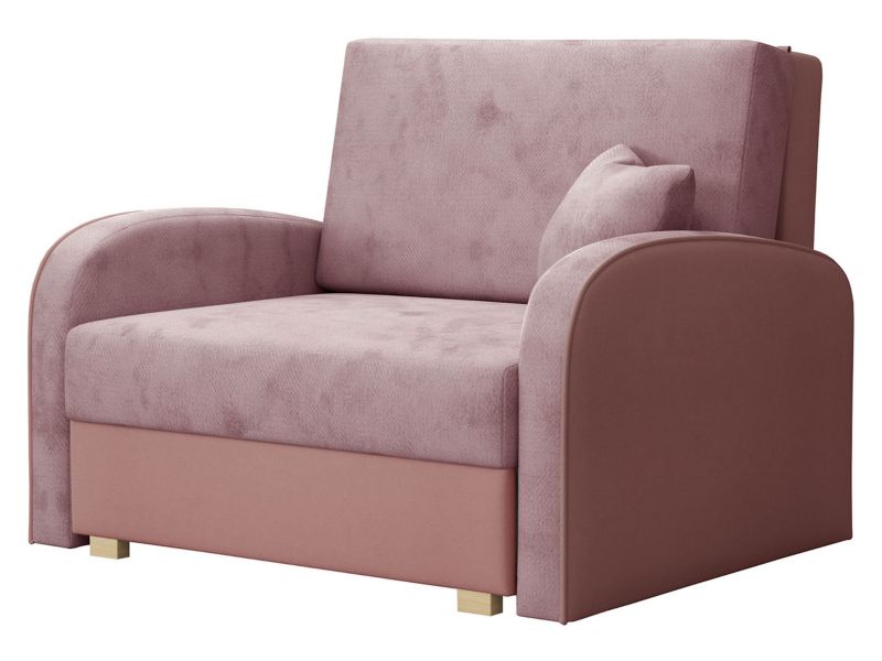 Kanapa rozkładana MIRJAN 24 Viva Soft I róż indyjski/pastelowy róż 1 szt.