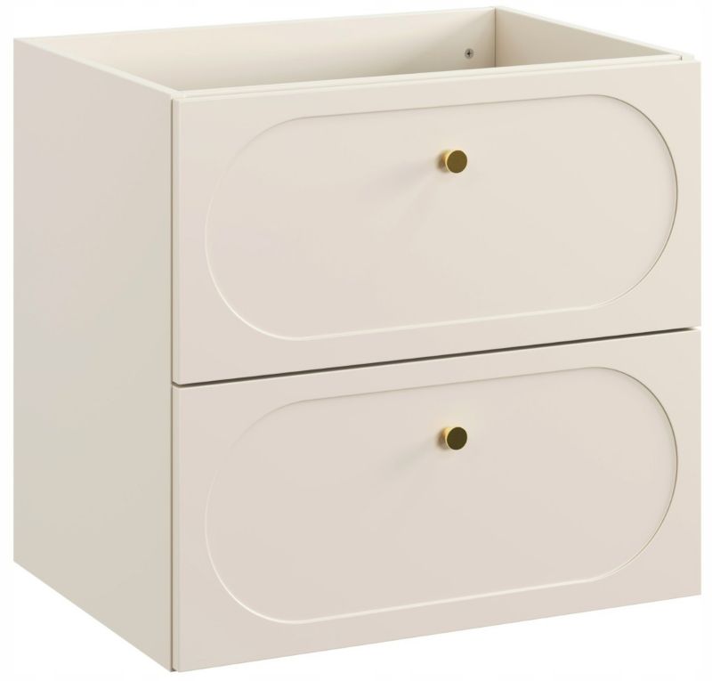 Szafka łazienkowa Furnidea 60 cm pod umywalkę wisząca beż piaskowy Donna Sand 1 szt.