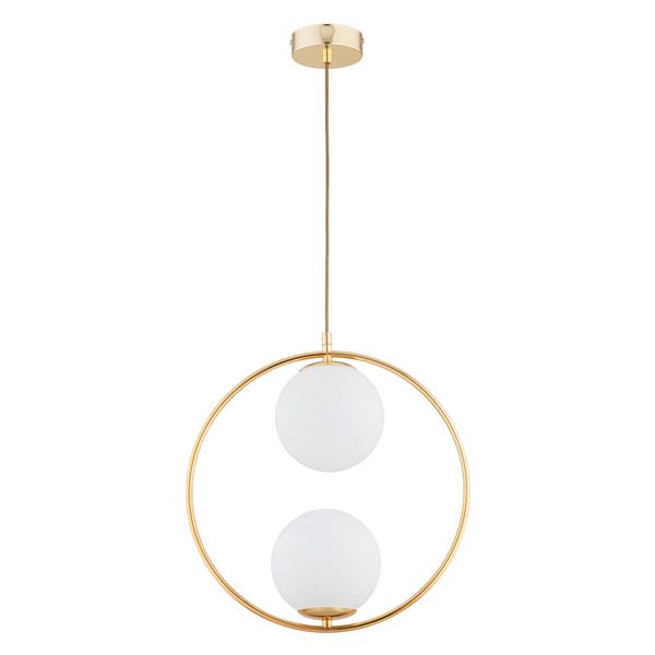 Lampa wisząca Alfa Avia złota ring 2xE14 x 10W 1 szt.