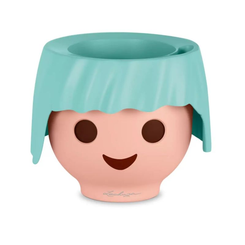 Doniczka Lechuza Do Domu Do Pokoju Dziecka OJO turkusowy 1 szt