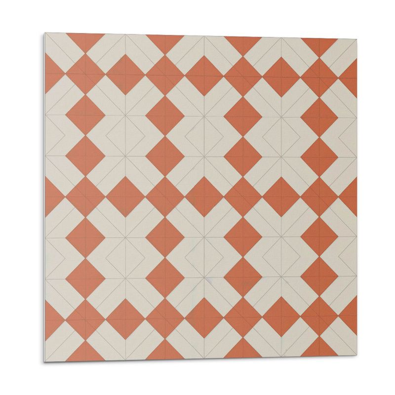 Kafelki samoprzylepne Wallfluent 30x30 cm Siatkowy motyw rombowy 9 szt.