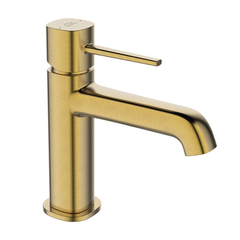 Bateria Umywalkowa Laveo POLA Stojąca Złoto Szczotkowane Ceramiczna Głowica 25 mm 1 szt.