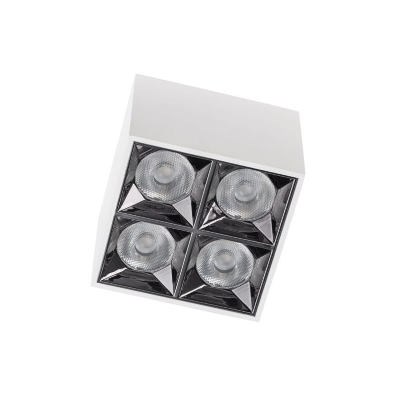 Spot oprawa sufitowa Nowodvorski Lighting Midi biało-srebrny LED 16W 4000K 1540lm IP20 wym: 8,2 x 8,2 cm aluminium - 1 szt.