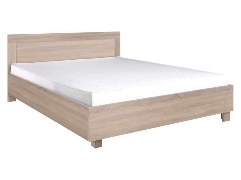 Łóżko z materacem MIRJAN 24 Cezar 23 140x200 dąb sonoma 1 szt.