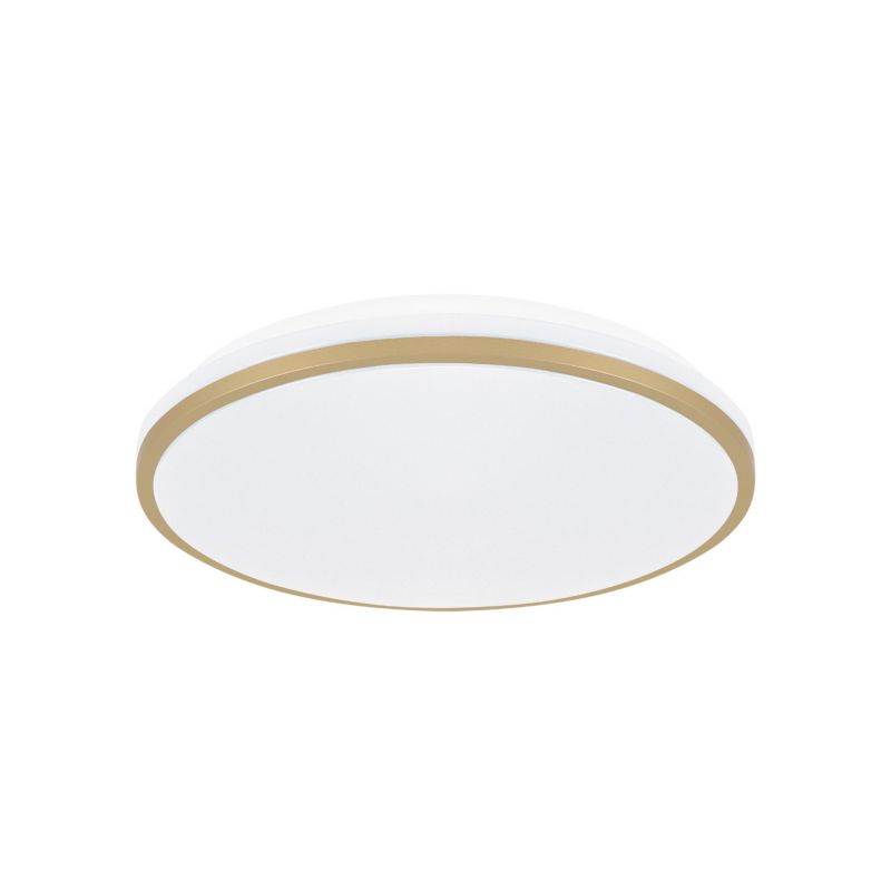 Plafon sufitowy lampa Struhm Linus biało-złoty LED 12W 4000K 730lm IP20 wym: 6,5 x 28 x 28 cm tworzywo sztuczne - 1 szt.