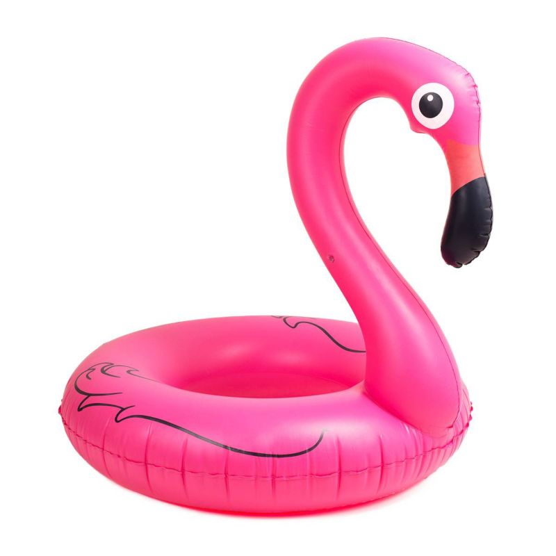 Materac dmuchany Be-active.pl pontonik z siedziskiem do pływania dla dzieci flaming 1szt