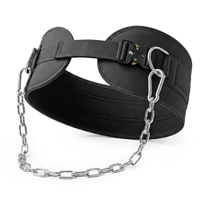 Pas kulturystyczny Pretorians pas treningowy z łańcuchem do podnoszenia ciężarów 1 szt.