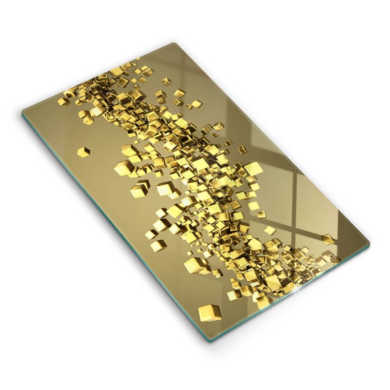 Szklana deska do krojenia Wallfluent 30x52 cm Abstrakcja geometria 3D 1 szt.