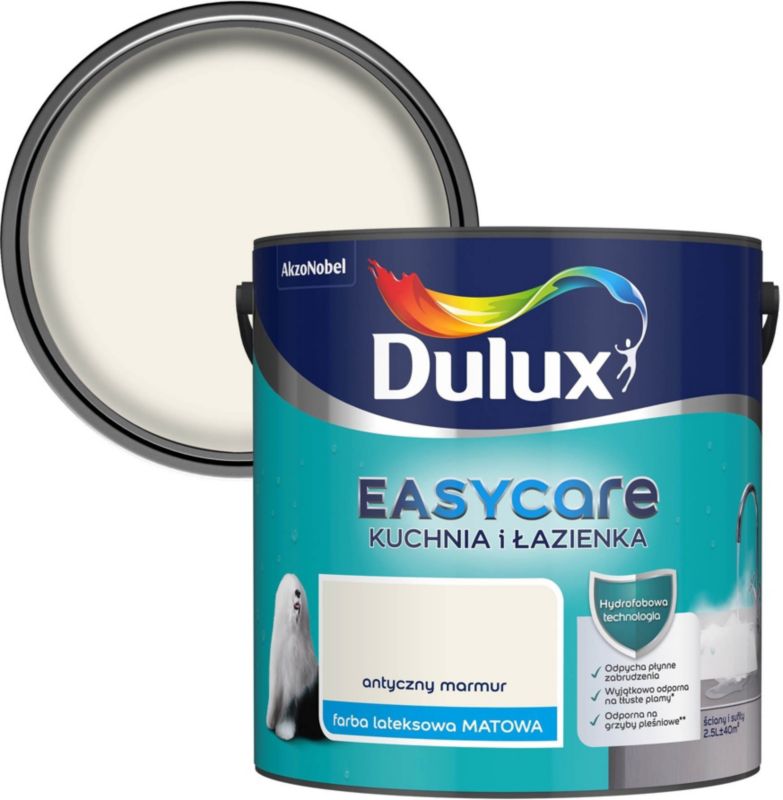 Farba Dulux EasyCare Kuchnia i Łazienka antyczny marmur 2,5 l