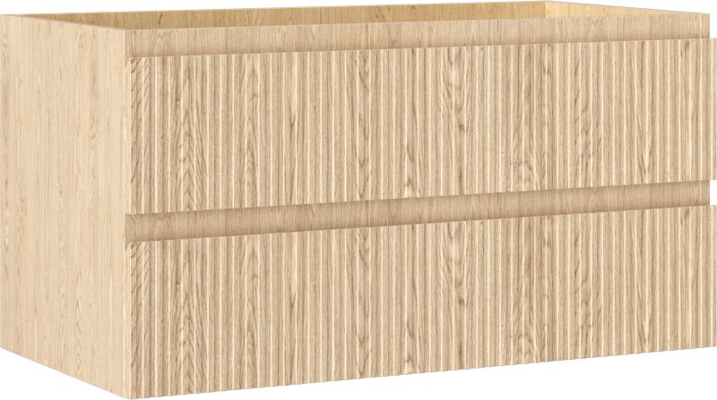 Szafka łazienkowa wisząca Mexen Rivel dąb 90 cm 2 szuflady 1 szt.