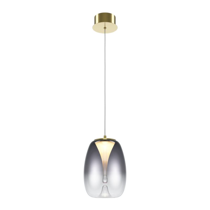 Lampa wisząca Maytoni Splash 0985 złoto-przezroczysty dekoracyjna wbudowany LED 7W 1 szt.