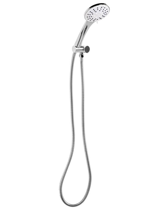 Słuchawka prysznicowa z wężem Churun Srebrny 1 szt.