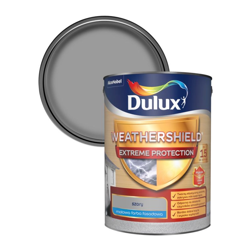 Farba elewacyjna Dulux Extreme szary 5 l