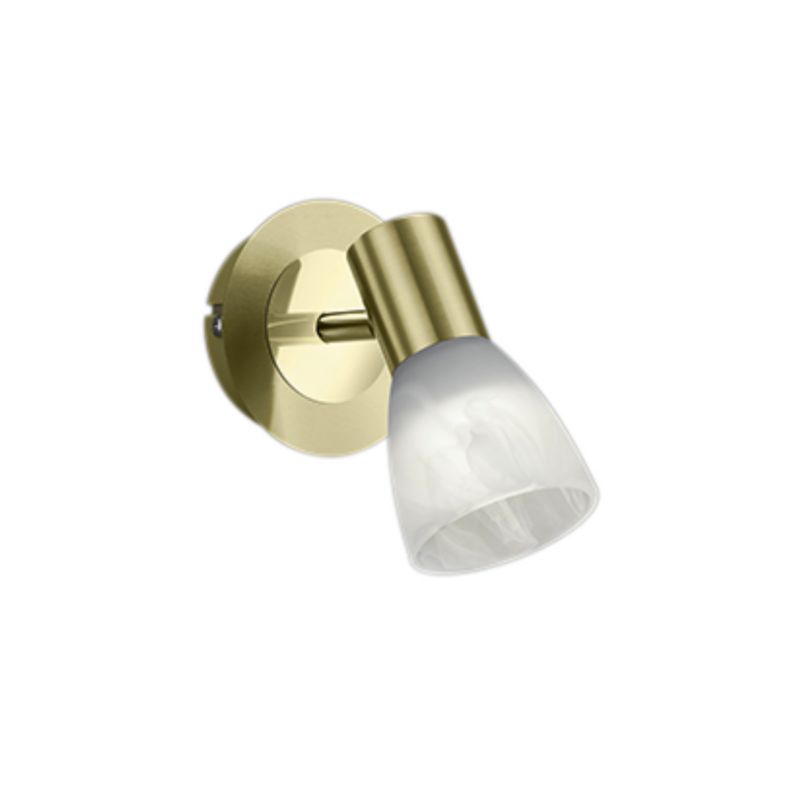 Lampa wisząca Trio Levisto złoto-biała wym: 14,5 x 10 x 10 cm 1xE14 x 1 szt.