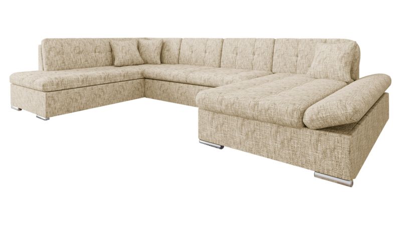 Narożnik z funkcją spania MIRJAN 24 Bergen Premium prawy piaskowy multikolor 1 szt.