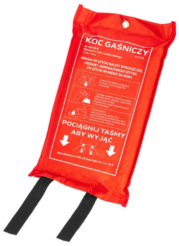 Koc gaśniczy szklany Neo Tools 1,2 x 1,8 m