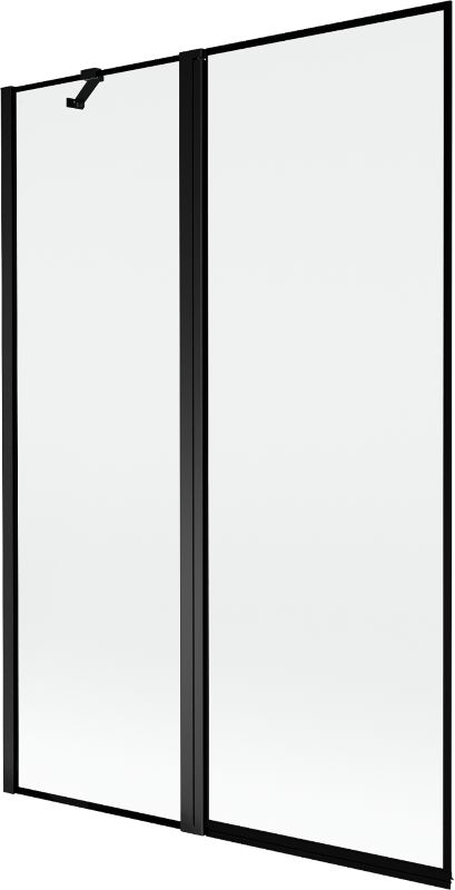 Parawan nawannowy Mexen Mist czarny 120 x 150 cm 2-skrzydłowy - 8A9-120-011-70-70-L 1 szt.