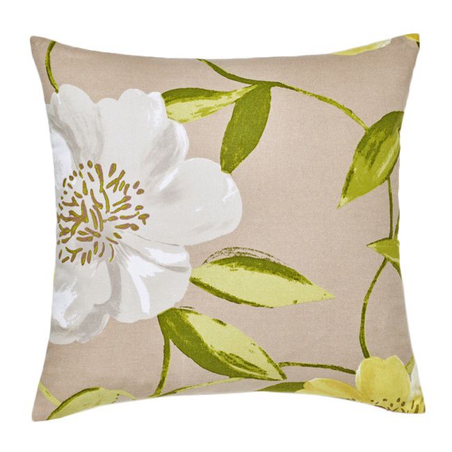 Poduszka GoodHome Louga 45 x 45 cm brązowa