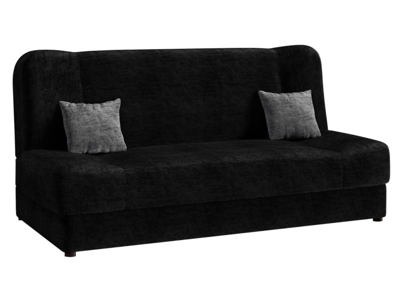 Wersalka MIRJAN 24 Jonas Premium czarny/gołębi szary plusz 1 szt.