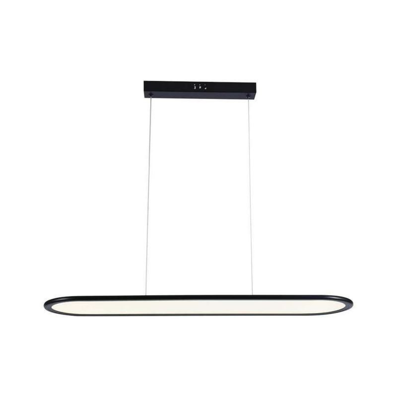 Lampa wisząca V-TAC Vt-7821 czarna wym: 104 x 80 x 20 cm wbudowany LED 24W 1 szt.