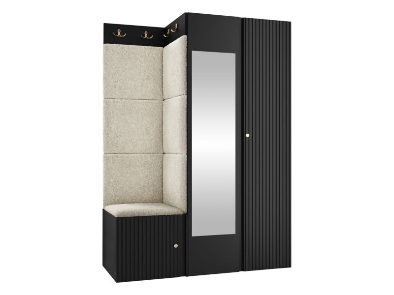 Zestaw MIRJAN 24 Orion Ryfel Slim XXIV czarny + beżowa bukla 1 kpl.